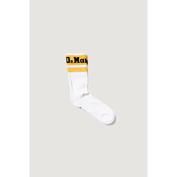 Calcetín Dr. Martens para hombre blanco AC681103 en vista tres cuartos