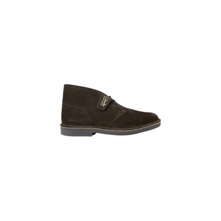 Botas Clarks de hombre Desert BT Evo marrón de ante vista lateral