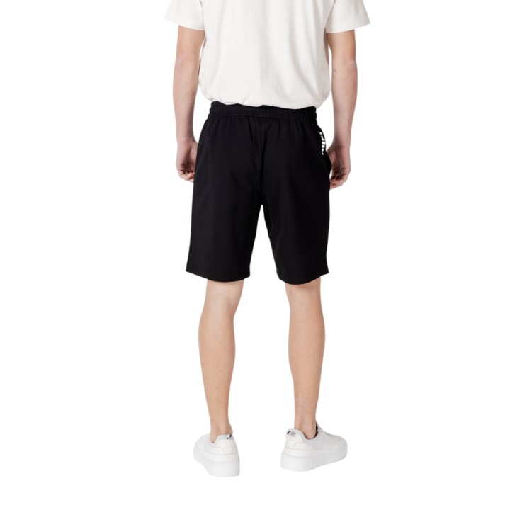 EA7 bermuda deportiva de hombre negra 8NPS65 PJVRZ vista posterior
