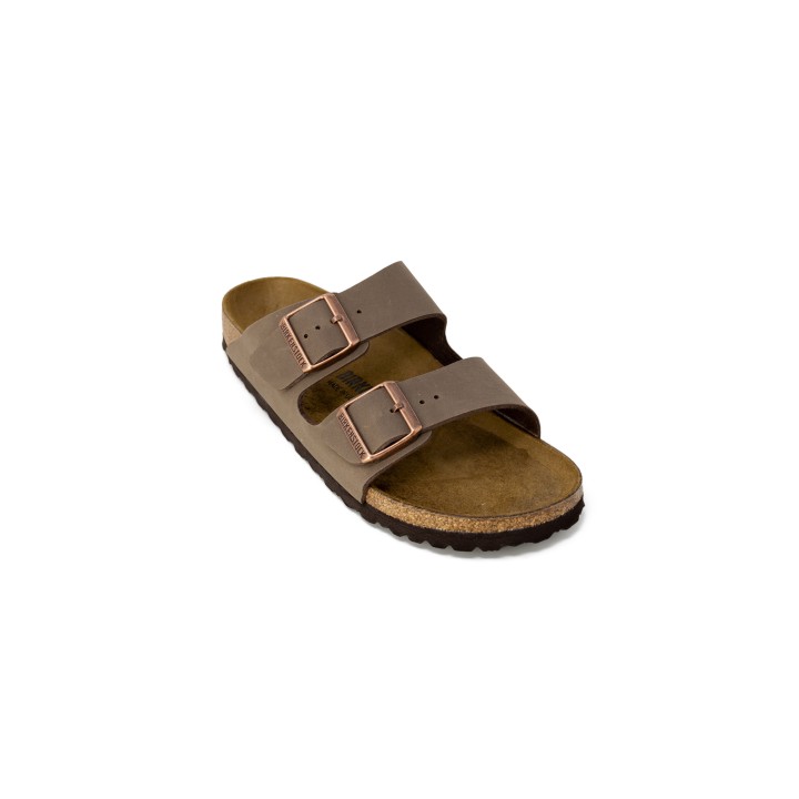 Birkenstock Arizona BS 0151183 sandalias de mujer marrones vista tres cuartos