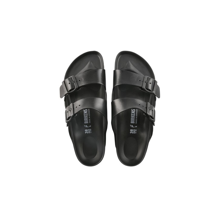 Birkenstock Arizona EVA 129423 sandalias de mujer negras vista frontal
