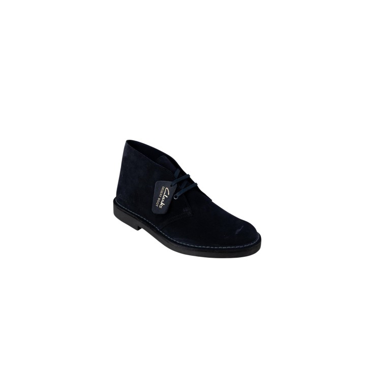 Clarks Desert Bt Evo 26168085 para hombre en azul vista de tres cuartos