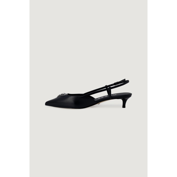 Guess zapatos de tacón de mujer negros vista lateral