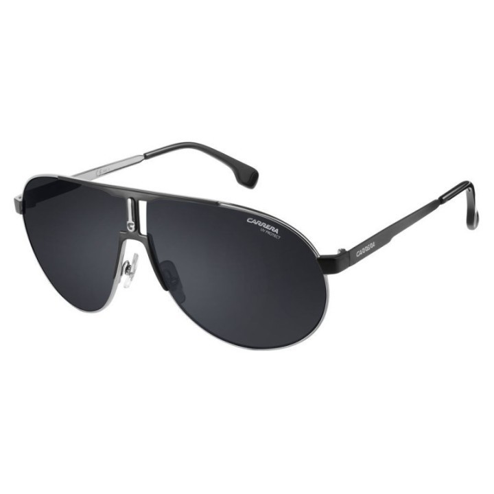 Gafas de sol unisex Carrera negras polarizadas de metal