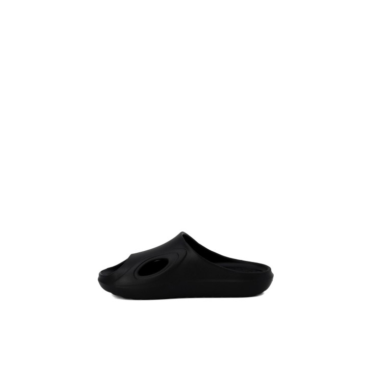 Chancla Antony Morato Grayson negra para hombre vista lateral