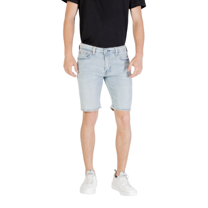 Levi's® pantalón corto de hombre en denim claro vista frontal