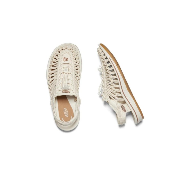 Sandalia Keen Uneek Canvas 1026231 para mujer beige vista de detalle