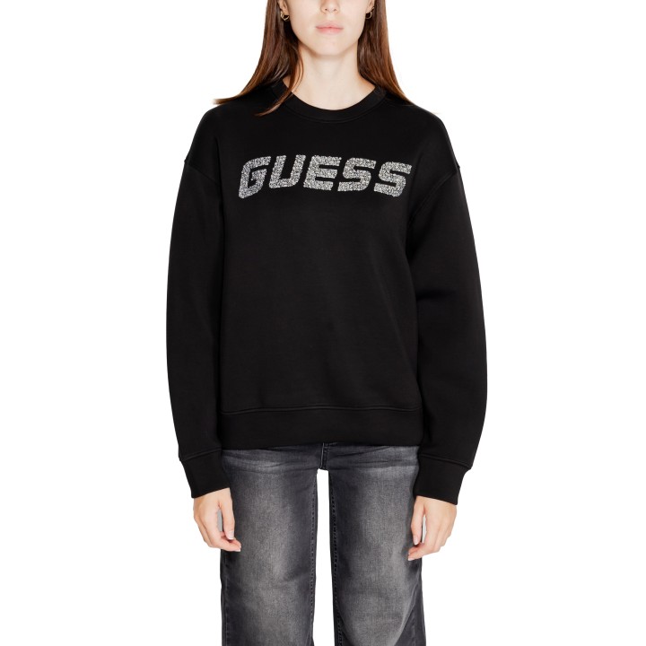Guess Active sudadera de mujer negra Cecilia CN V4BQ15 K7UW2 vista frontal