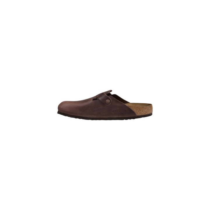 Birkenstock Boston 860133 sandalia de hombre marrón vista lateral