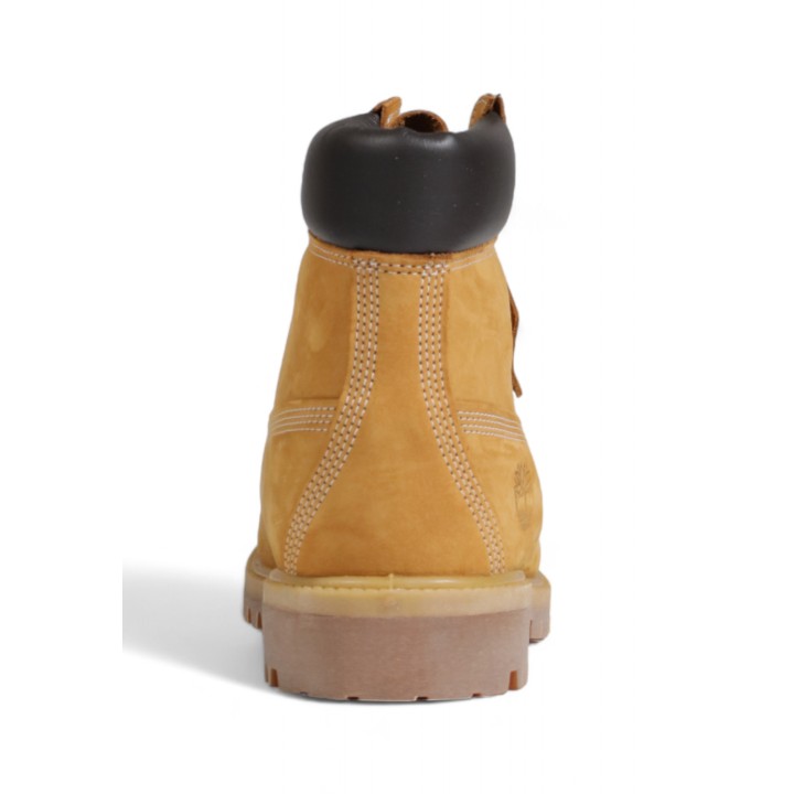 Timberland botín de hombre Prem 6 in Lace Waterproof de cuero color cuero vista posterior