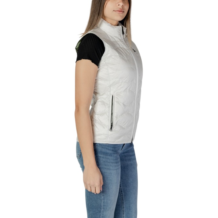 Blauer. chaleco blanco de mujer Venice vista lateral