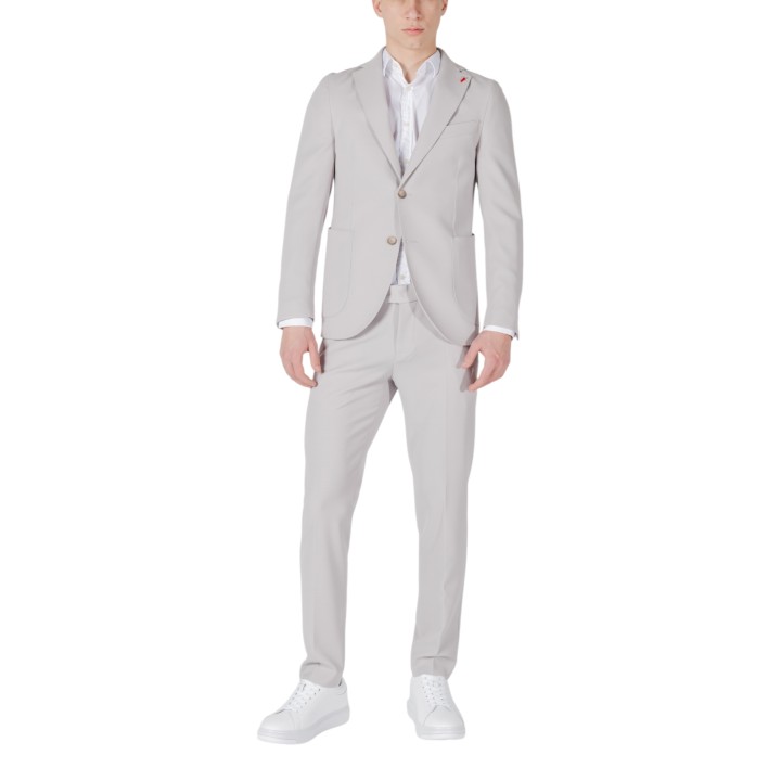 Traje de hombre Mulish BAHAMAS ABS-802 gris claro vista frontal