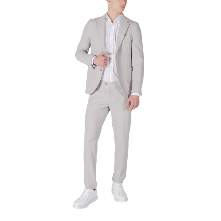 Traje de hombre Mulish BAHAMAS ABS-802 gris claro vista frontal