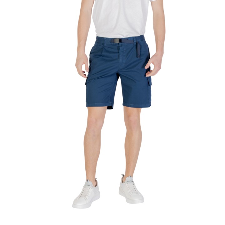 Boss Sariel pantalón corto negro para hombre vista frontal