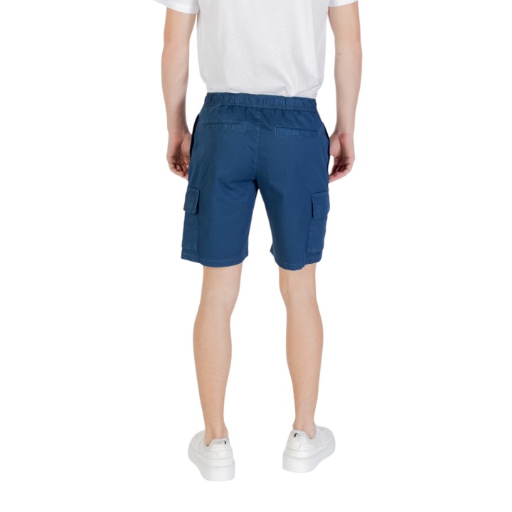 Boss Sariel pantalón corto negro para hombre vista posterior
