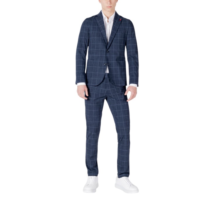 Traje de hombre Mulish Galapagos ABS-992/Q azul vista frontal