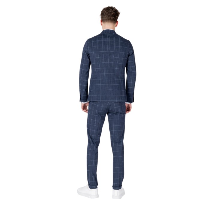 Traje de hombre Mulish Galapagos ABS-992/Q azul vista posterior