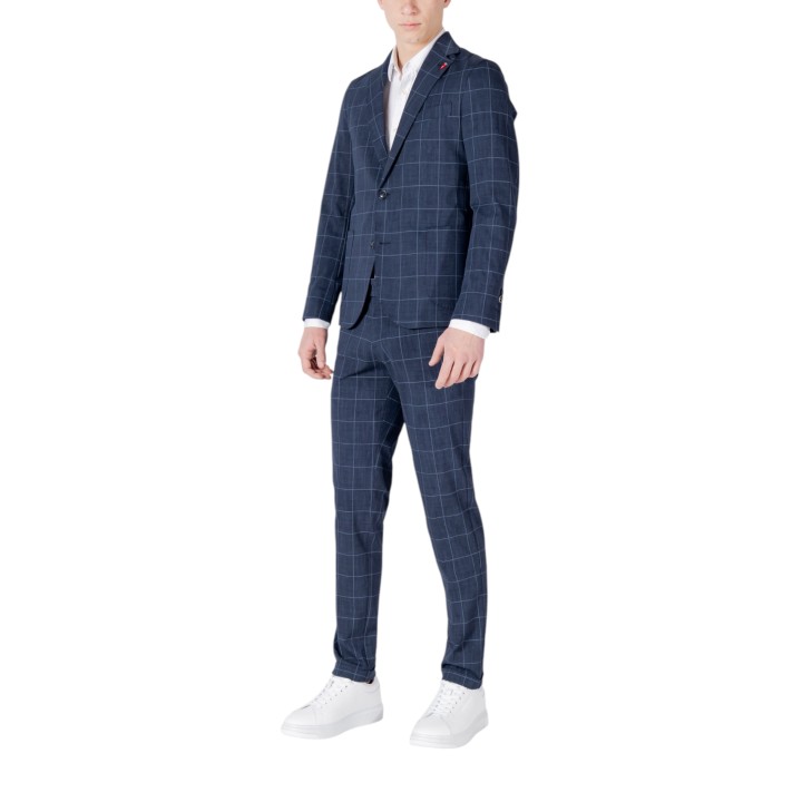Traje de hombre Mulish Galapagos ABS-992/Q azul vista de tres cuartos
