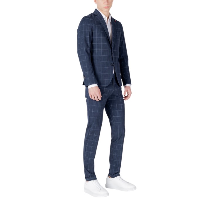 Traje de hombre Mulish Galapagos ABS-992/Q azul vista de tres cuartos