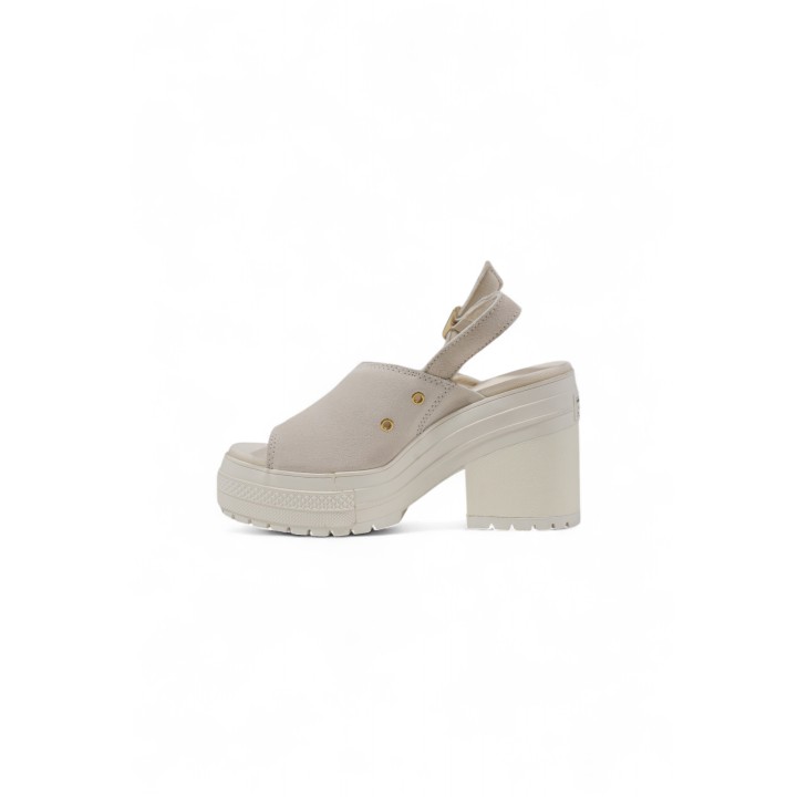 Converse Chuck 70 De Luxe A15070C para mujer en color marfil vista lateral