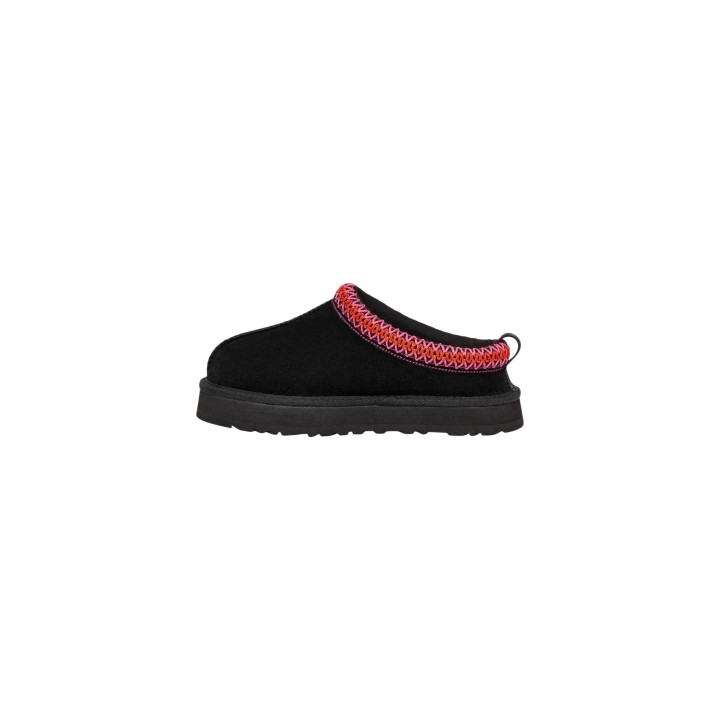 UGG zueco de mujer negro JR Tazz 1143776K vista lateral