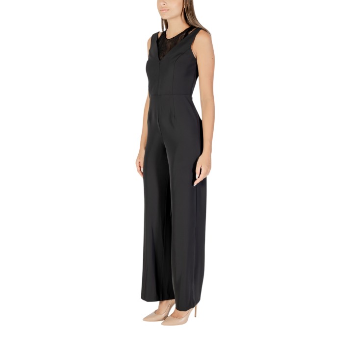 Mono negro de mujer Rinascimento CFC0125005003 vista tres cuartos