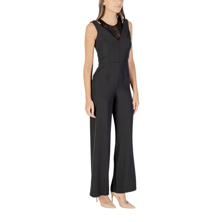 Mono negro de mujer Rinascimento CFC0125005003 vista tres cuartos frontal