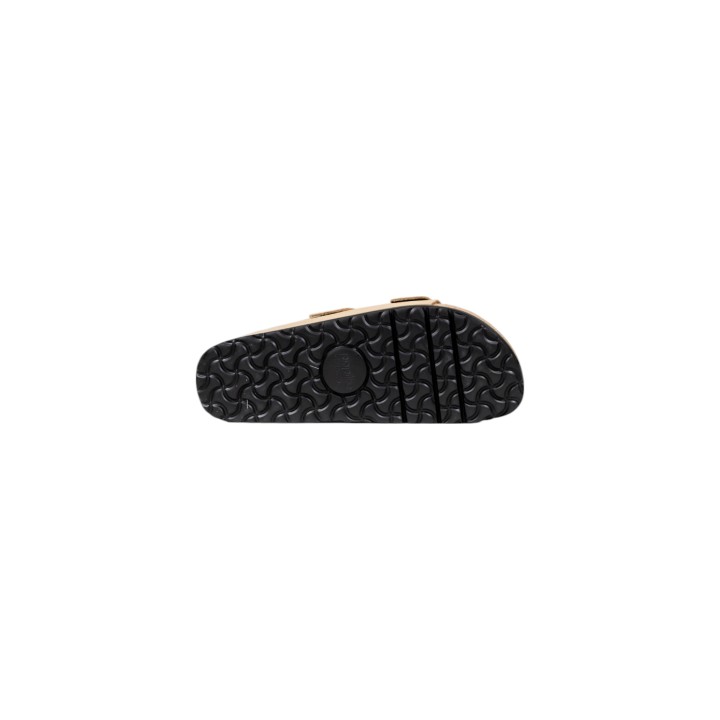 Suela negra de sandalia Birkenstock Arizona Flex Platform vista inferior