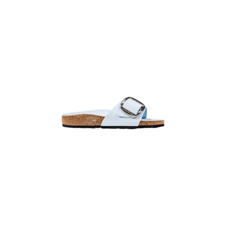 Sandalia Birkenstock Madrid Big Buckle 1030364 para mujer en azul pálido vista lateral