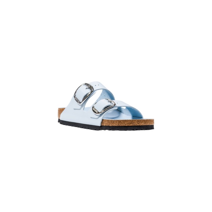 Sandalia Birkenstock Arizona Big Buckle 1030374 para mujer azul pálido vista tres cuartos