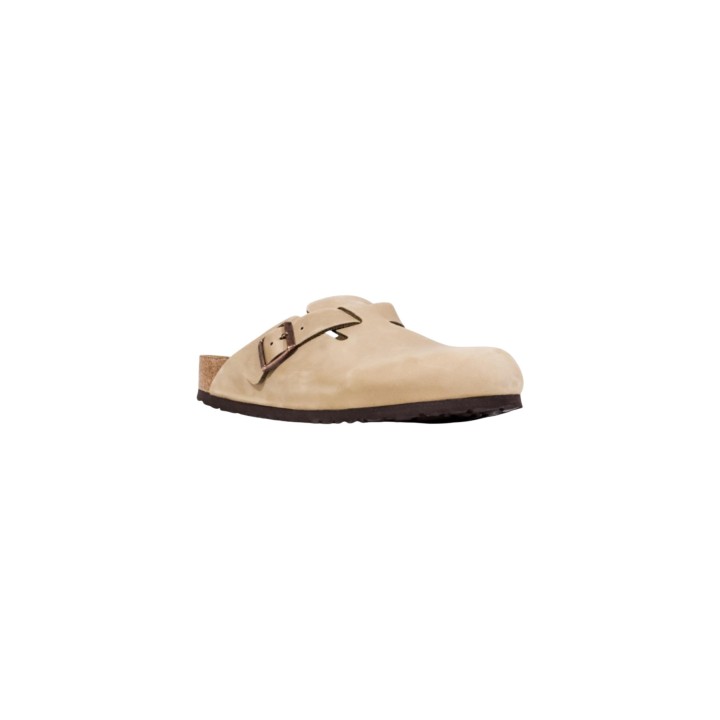 Birkenstock Boston SFB 1019484 sandalia de hombre taupe vista tres cuartos