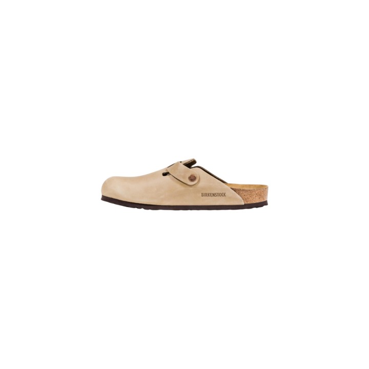 Birkenstock Boston SFB 1019484 sandalia de hombre taupe vista lateral