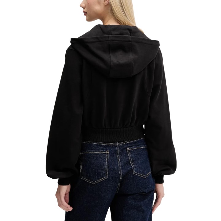 Tommy Hilfiger Jeans sudadera de mujer negra con capucha vista posterior