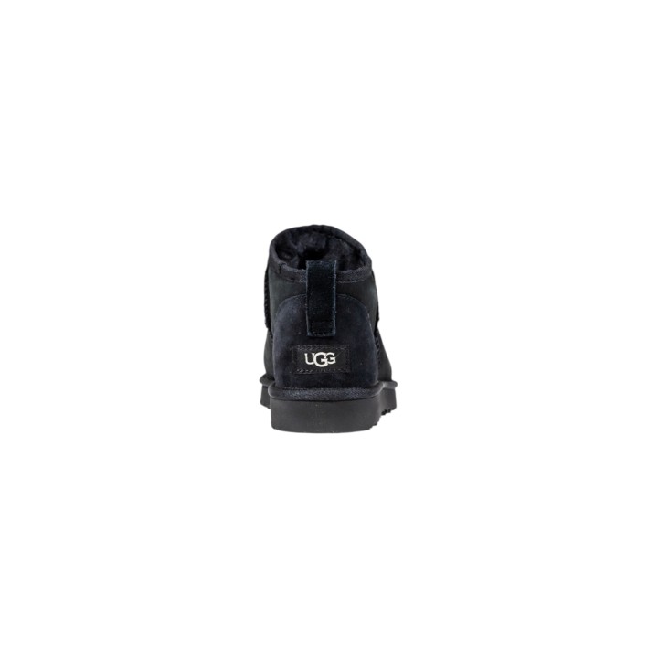 UGG M Classic Ultra Mini 1137391 para hombre en ante negro vista posterior