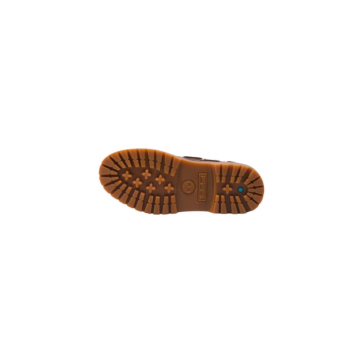 Timberland zapato náutico de mujer burdeos detalle de la suela