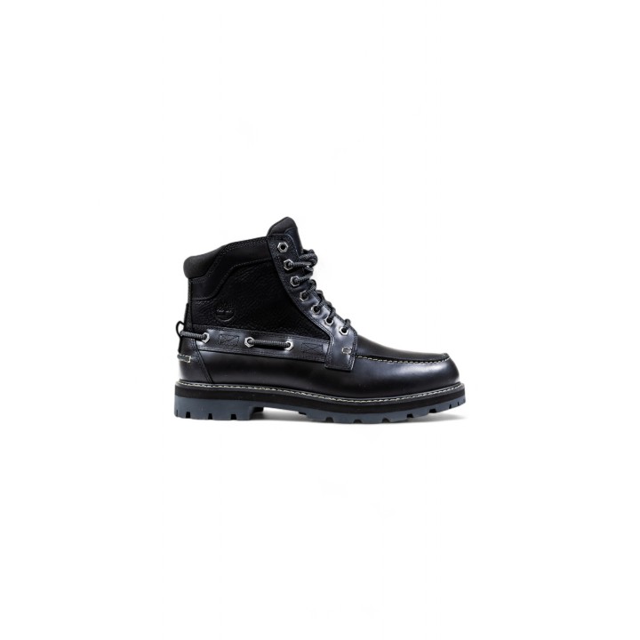 Timberland bota de hombre negra BRRD Mid Lace Boot TB0A697H vista lateral
