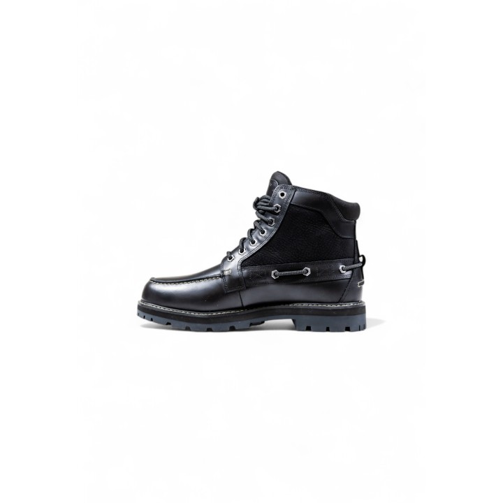 Timberland bota de hombre negra BRRD Mid Lace Boot TB0A697H vista lateral