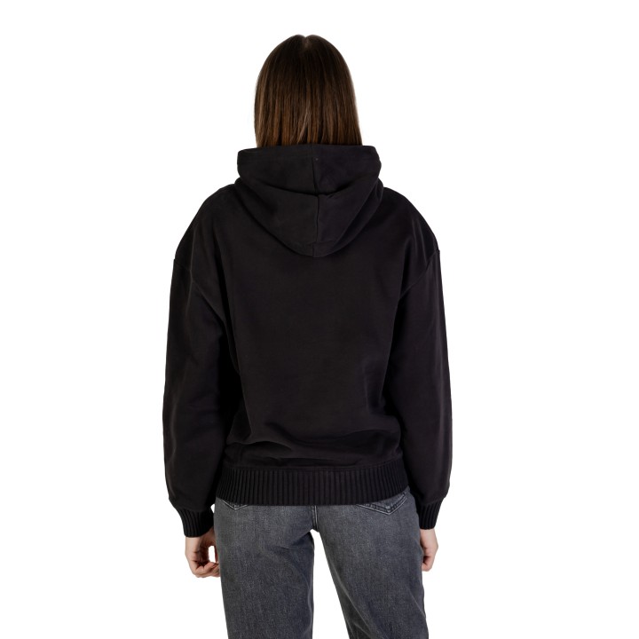 Sudadera negra de mujer Calvin Klein Jeans LV047D232G vista posterior