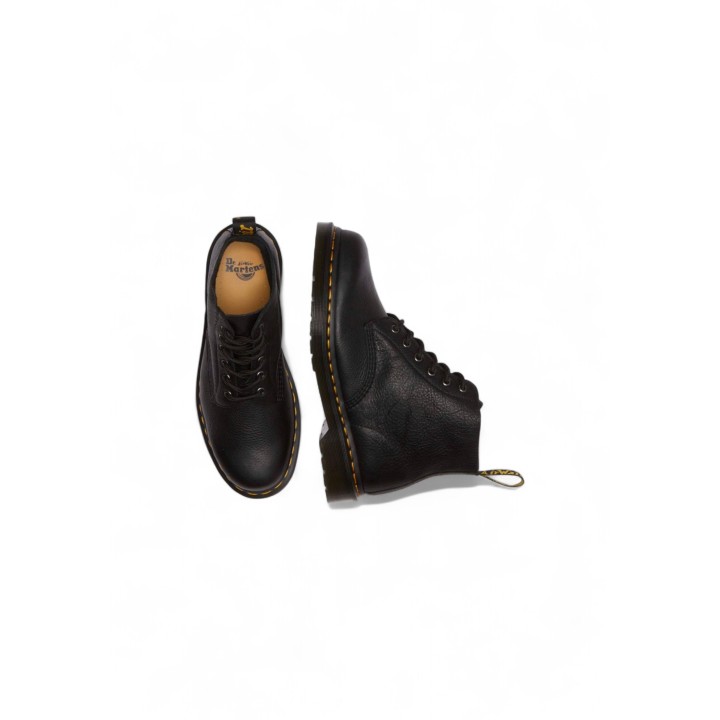 Dr. Martens 101 Ub Ambassador 32166001 botín de hombre negro vista superior y lateral