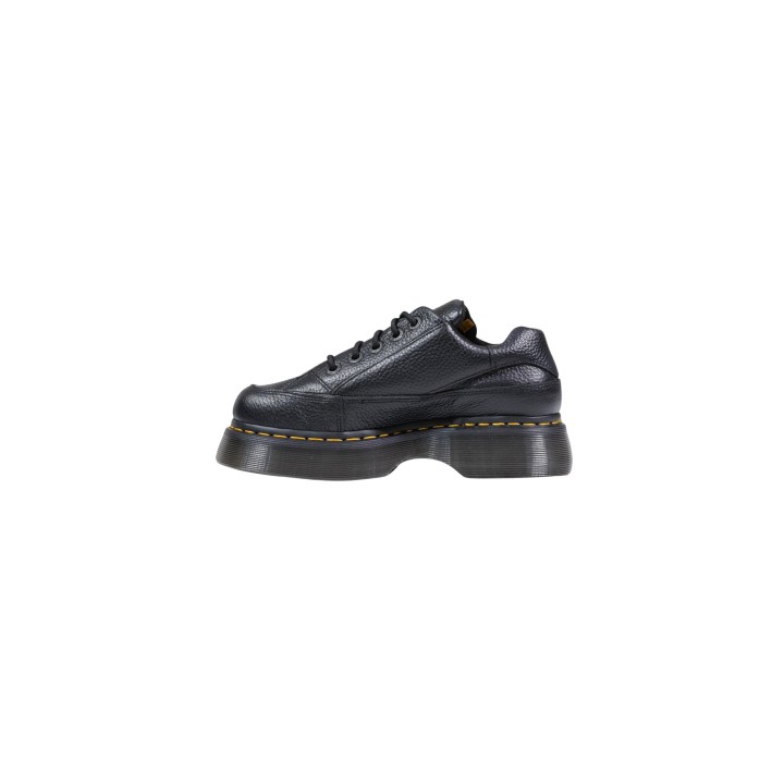 Dr. Martens Buzz 5i Milled Nappa 41060001 de mujer en piel negra vista lateral