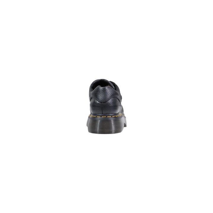 Dr. Martens Buzz 5i Milled Nappa 41060001 de mujer en piel negra vista posterior