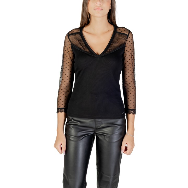 Morgan De Toi blusa negra de mujer 252-THAISA vista frontal
