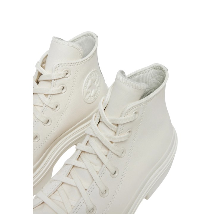 Converse CTAS Lugged Heel A10370C para mujer en blanco detalle