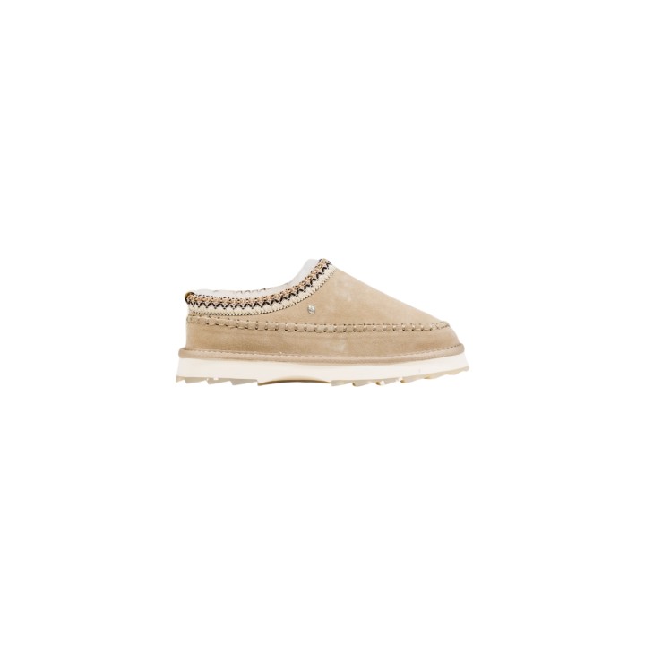 Emu Australia Sharky Adventure Scuff W13239 zapatilla de casa mujer gris claro vista lateral