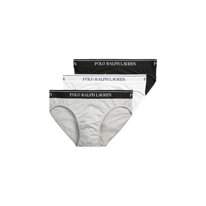 Ralph Lauren slip de hombre en pack de tres colores vista frontal