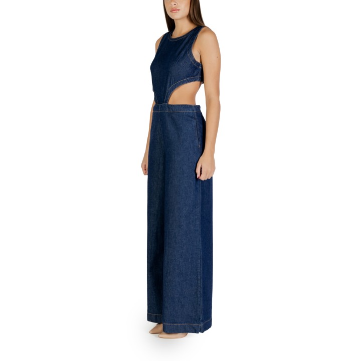 Mono de mujer Colcci en denim oscuro vista lateral