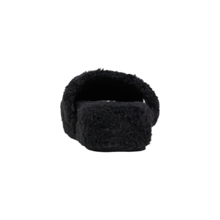 Ralph Lauren zapatillas de casa para mujer negras Robin Platform detalle interior