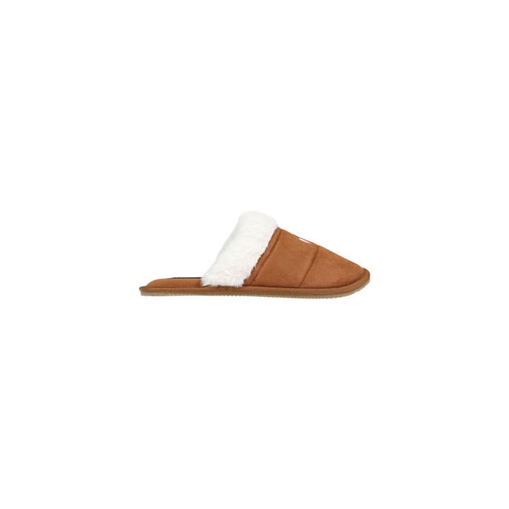 Ralph Lauren zapatilla de casa de mujer KELCIE RF103631 en cuero vista lateral