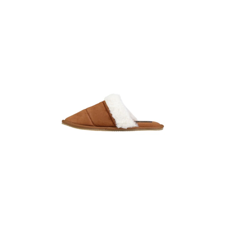 Ralph Lauren zapatilla de casa de mujer KELCIE RF103631 en cuero vista lateral