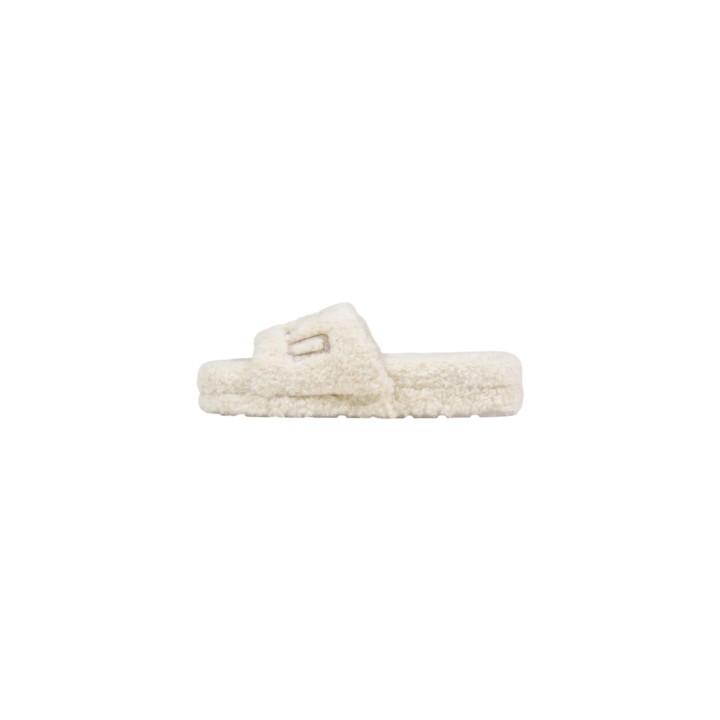 Ralph Lauren Robin Platform SFL6230ARL-CRM zapatilla de casa de mujer crema lateral
